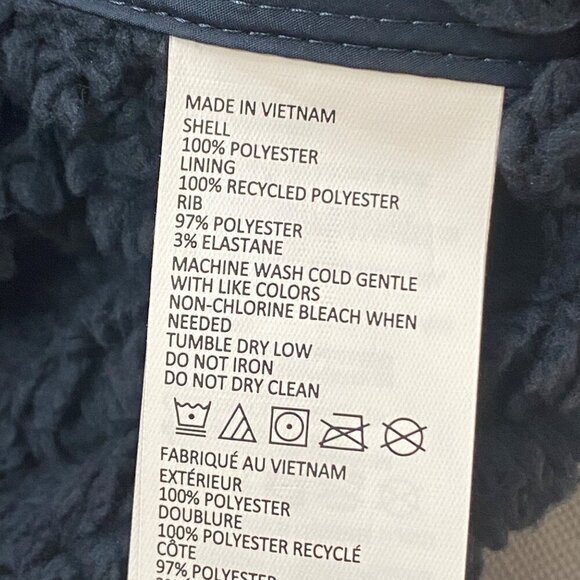 PrAna quilted winter puffer skirt with thick high pile fleece lining women’s M - Picture 7 of 12